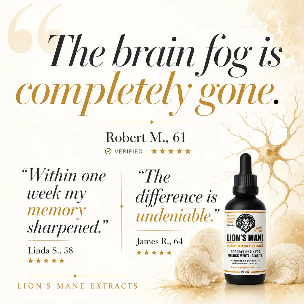 Lion's Mane Extract — The brain fog is completely gone