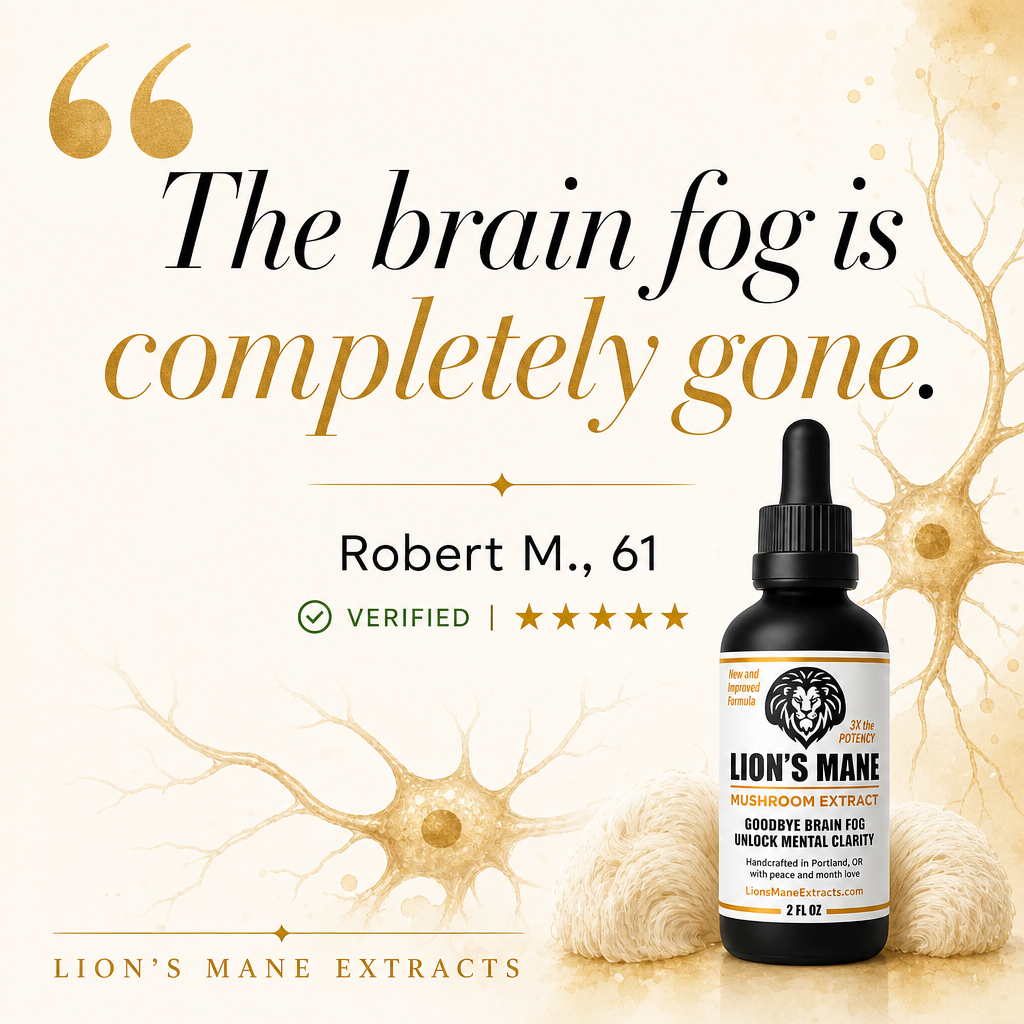 Lion's Mane Extract — The brain fog is completely gone
